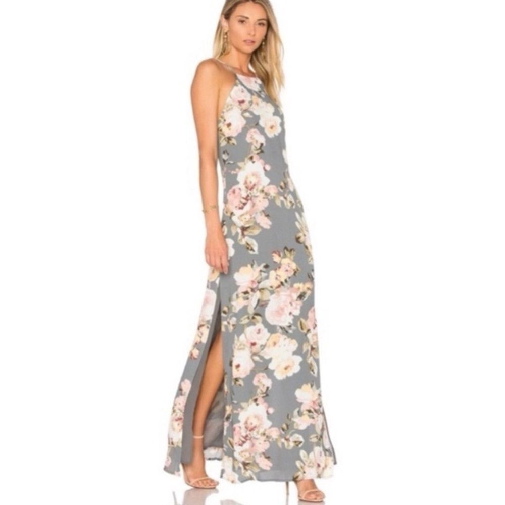 Privacy Please Beldon Dress in Floral Asphalt Size XS